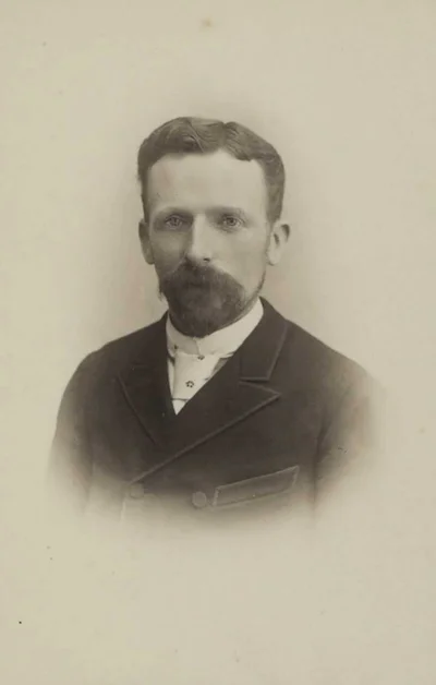 Foto van Theo van Gogh, de broer van Vincent, ca 1889
